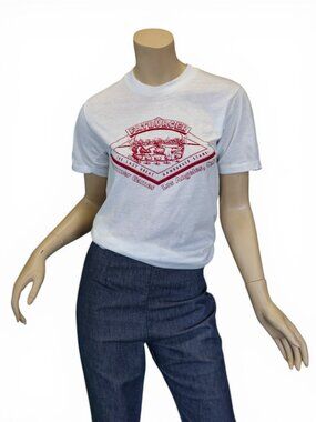 Vintage 1984 FATBURGER LA Olympics Summer Games T-Shirt * Small